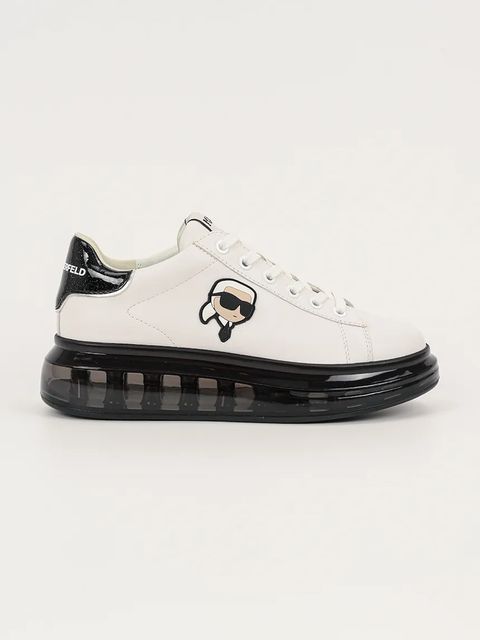 Karl Lagerfeld sneakersy skórzane KAPRI KUSHION kolor biały KL62630N - zdjęcie produktu nr 1