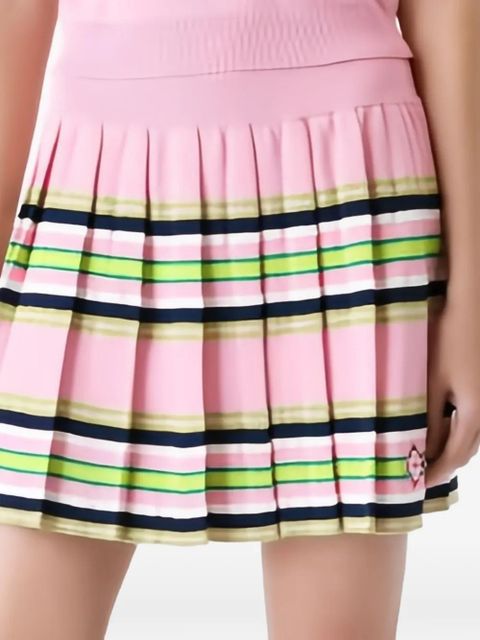 Casablanca mini striped-pattern pleated skirt - Pink - zdjęcie produktu nr 2
