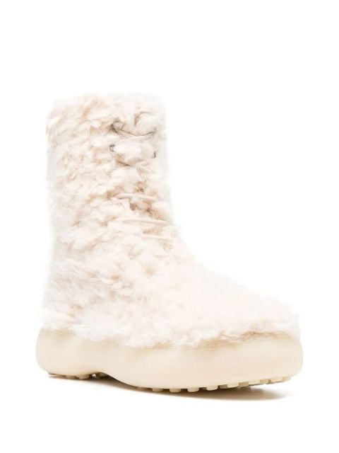 Tod's W.G. lace-up boots - Neutrals - zdjęcie produktu nr 2