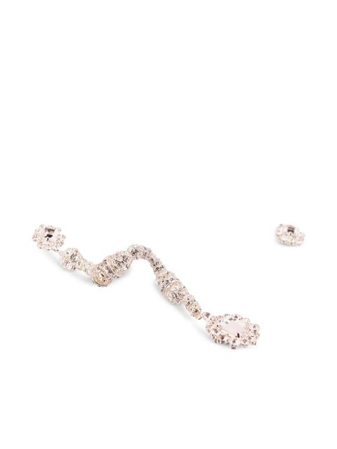 Magda Butrym spiral crystal earrings - Silver - zdjęcie produktu nr 1