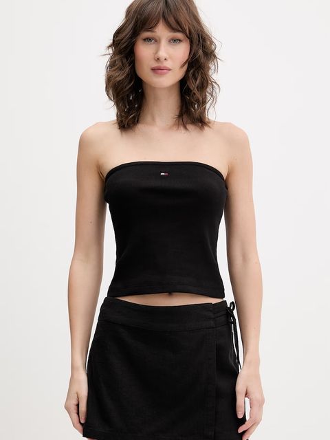 Tommy Jeans top damski z bawełną - zdjęcie produktu nr 1