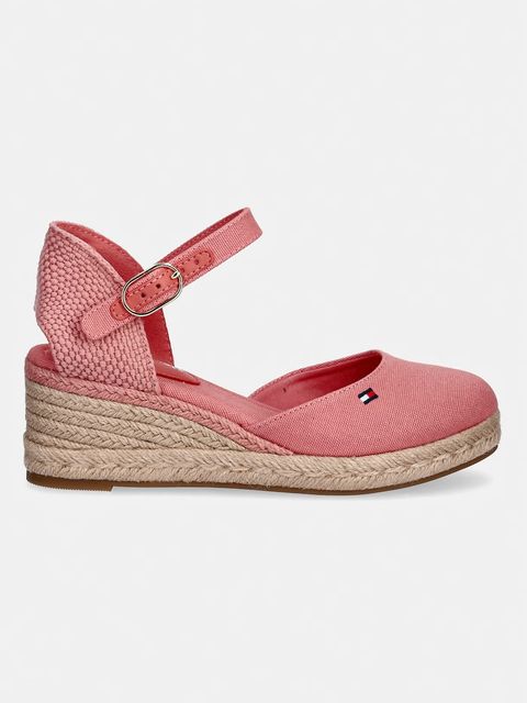 Tommy Hilfiger espadryle damskie MID WEDGE ESPAD CLOSED TOE - zdjęcie produktu nr 1
