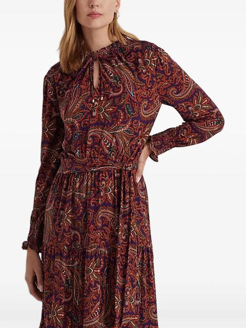 Lauren Ralph Lauren paisley-print midi dress - Red