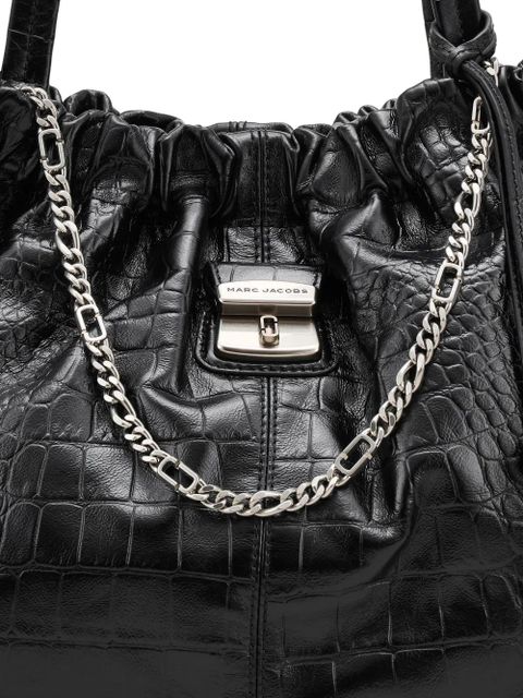 Marc Jacobs Cristina croc-effect tote bag - Black