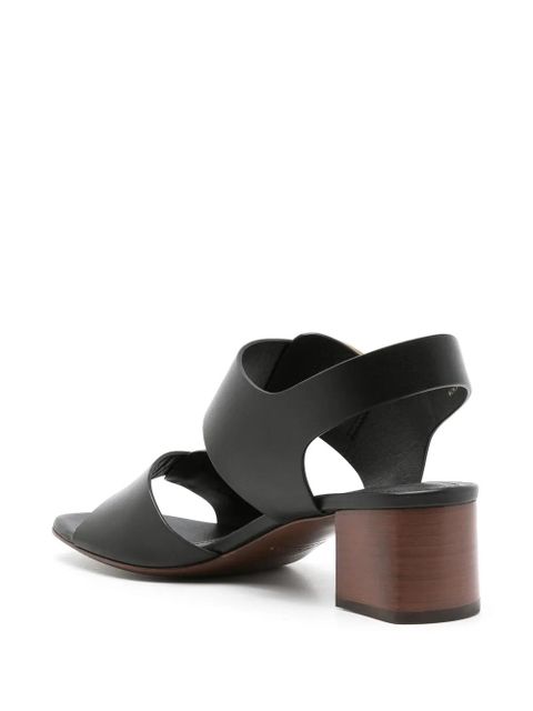 Tod's buckle-detail block sandals - Black