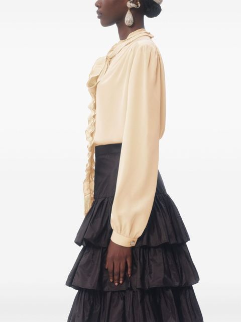 Valentino Garavani crepe de chine shirt - Neutrals