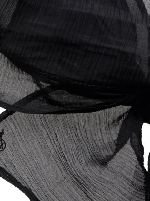 Maison Michel Fanfan headband - Black - zdjęcie produktu nr 2