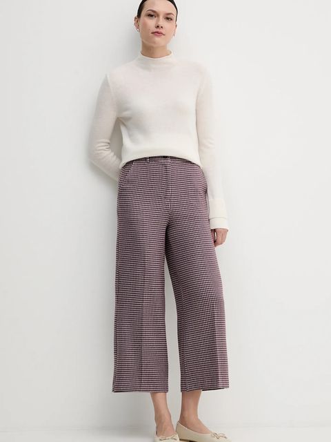 United Colors of Benetton spodnie damskie fason culottes high waist 44BWDF0AA - zdjęcie produktu nr 2