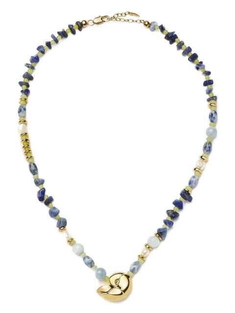 Missoma shell-pendant multi-beaded necklace - Gold - zdjęcie produktu nr 1