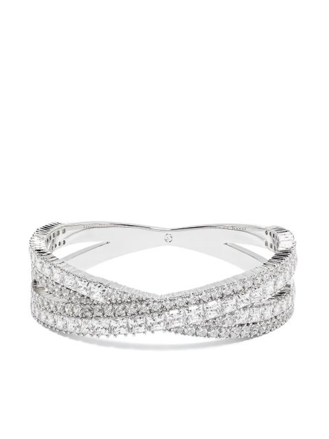 Swarovski Hyperbola cuff bracelet - White - zdjęcie produktu nr 1