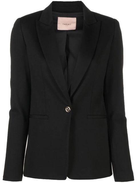 TWINSET single-breasted blazer - Black - zdjęcie produktu nr 1