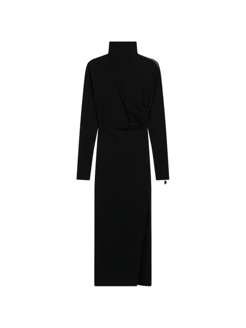 The Attico zip-detail midi dress - Black - zdjęcie produktu nr 1