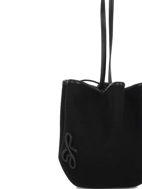 Ruslan Baginskiy drawstring logo bucket bag - Black
