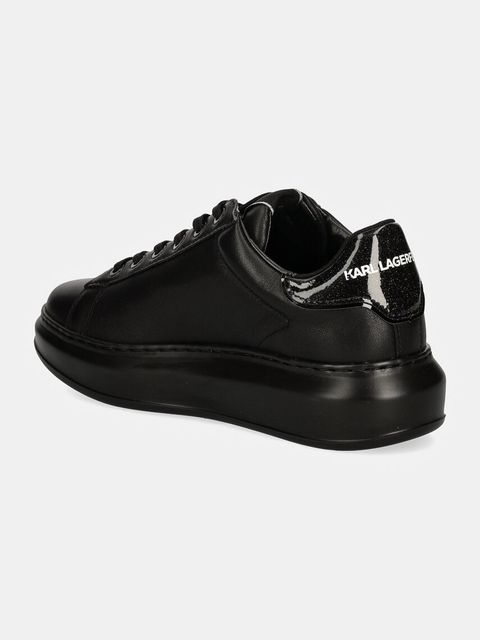 Karl Lagerfeld sneakersy skórzane KAPRI kolor czarny KL62530N