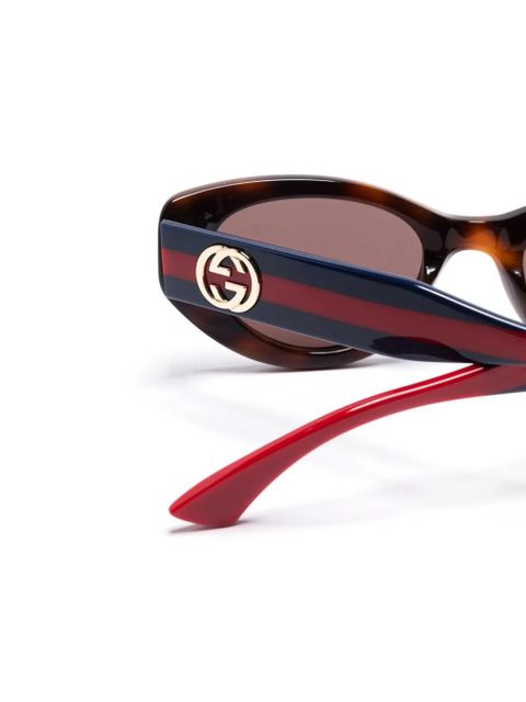 Gucci Eyewear cat-eye sunglasses - Brown - zdjęcie produktu nr 2