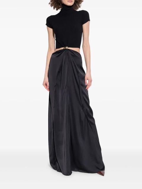 Sportmax cut-out maxi dress - Black