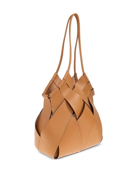 Ulla Johnson Charlotte woven leather tote bag - Brown