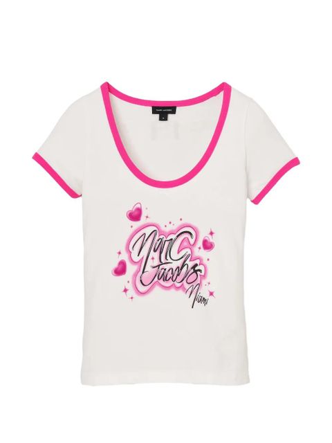 Marc Jacobs The City heart-print T-shirt - White - zdjęcie produktu nr 1