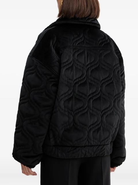 Charo Ruiz Ibiza Brume quilted zip jacket - Black - zdjęcie produktu nr 2