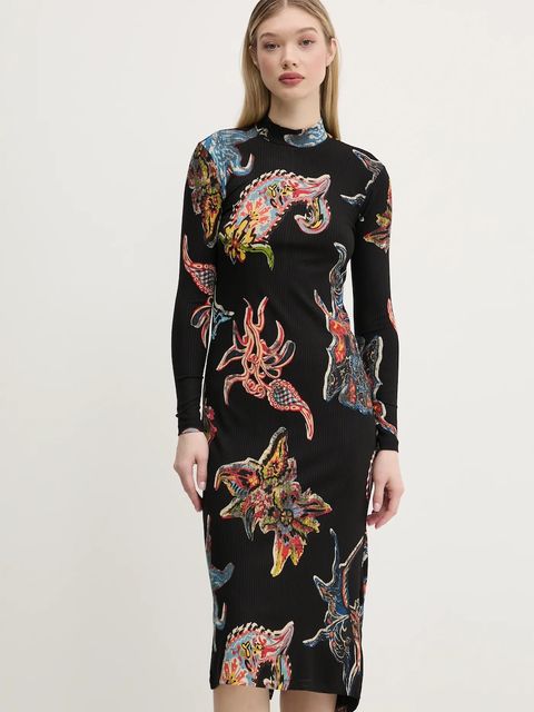 Desigual sukienka MELTED PAISLEYS_LACROI - zdjęcie produktu nr 1