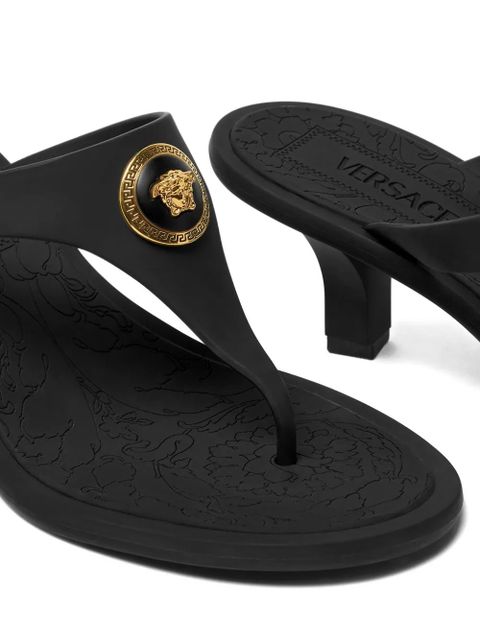 Versace 55mm Alia mules - Black