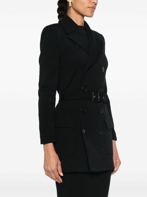 Saint Laurent Saharienne notched-lapels blazer - Black