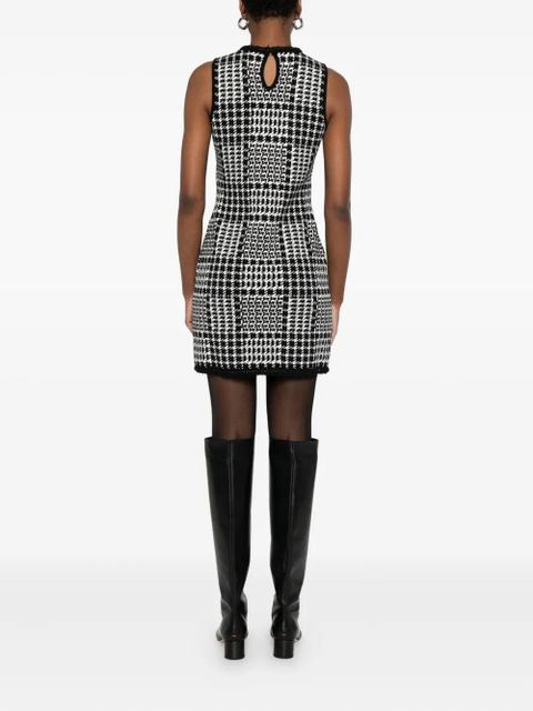 TWINSET checked mini dress - Black