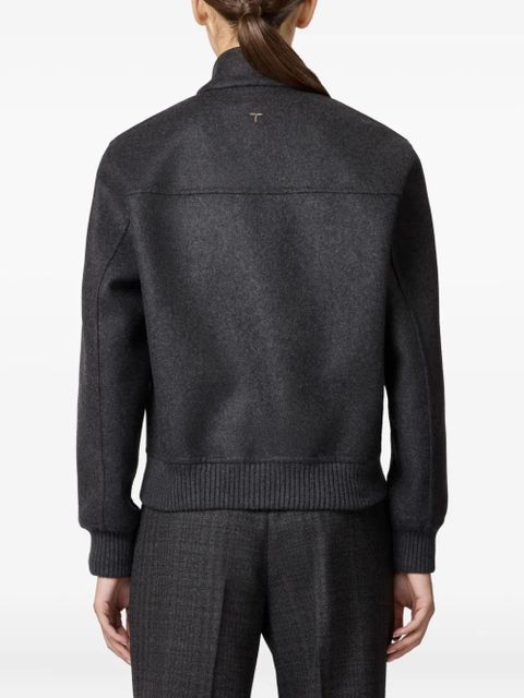 Tod's wool bomber jacket - Black