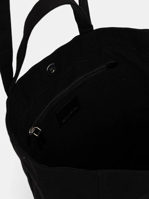 Karl Lagerfeld Jeans torba bawełniana kolor czarny B1W50001 - zdjęcie produktu nr 2