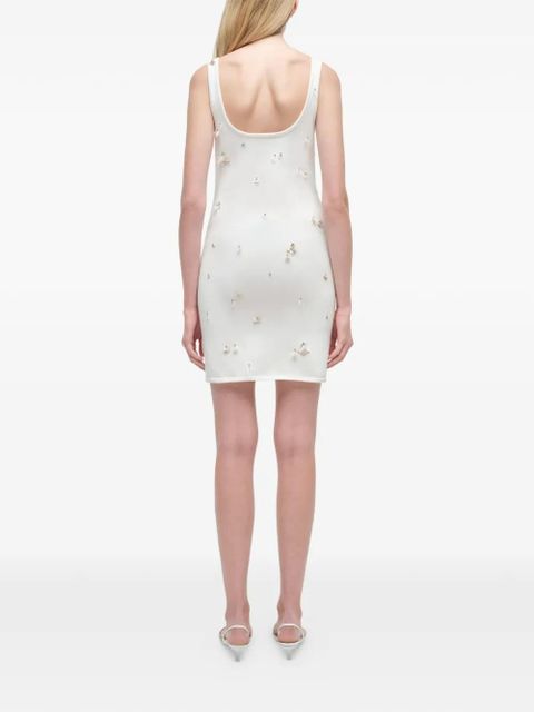 Simkhai Rue embellished mini dress - White