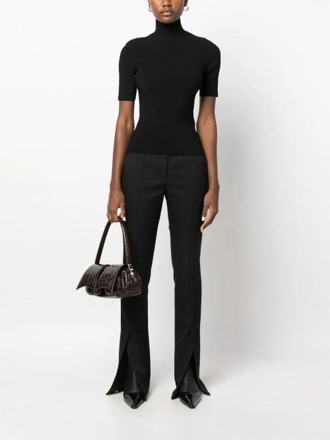 Off-White Tech Drill flared trousers - Black