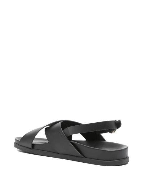 Ancient Greek Sandals Ikesia criss-cross-strap sandals - Black