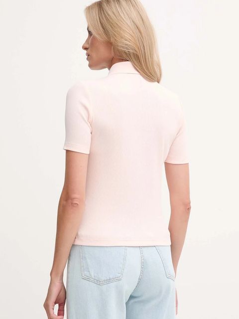 Calvin Klein Jeans polo damski kolor różowy LV047C907G