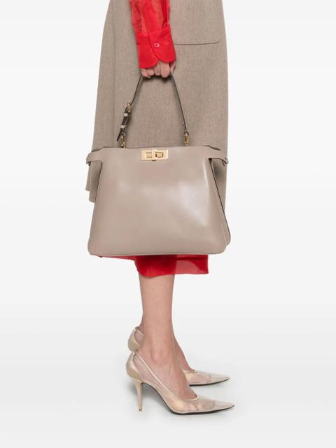 FENDI medium Peekaboo shoulder bag - Neutrals - zdjęcie produktu nr 2