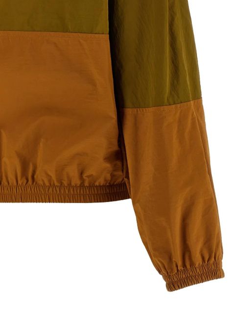 Saint Laurent colourblock windbreaker - Green