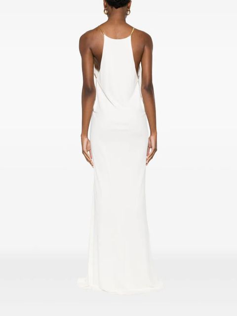 TOM FORD belted maxi dress - White
