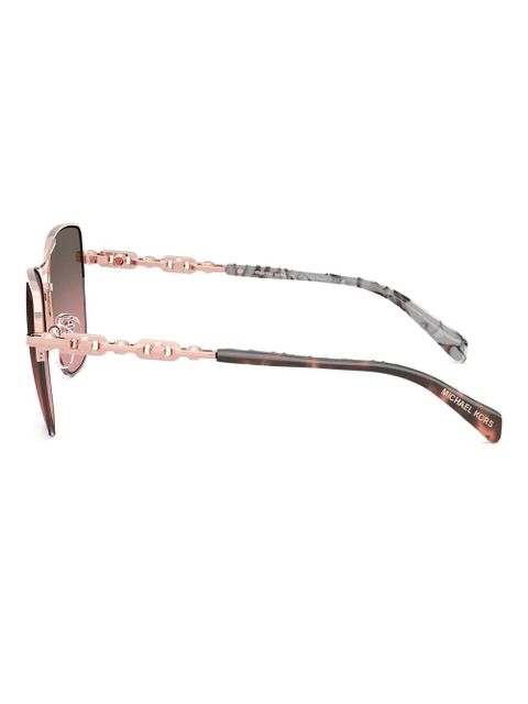 Michael Kors chain-link metal sunglasses - Pink