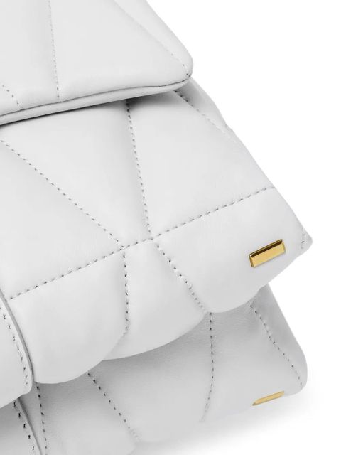 Versace Kleio quilted shoulder bag - White