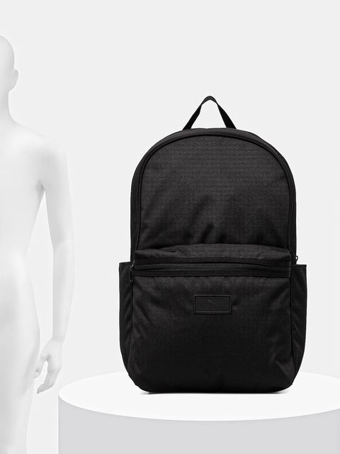 Puma plecak kolor czarny duży gładki 91126