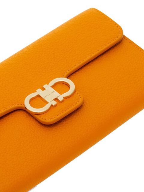 Ferragamo Gancini chain-strap clutch bag - Orange - zdjęcie produktu nr 2