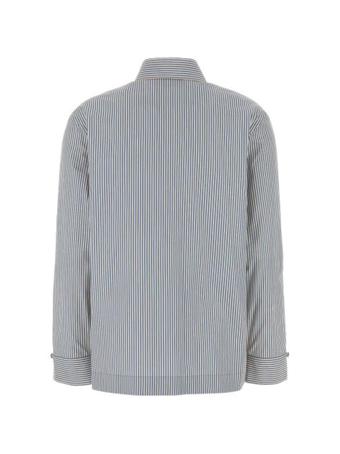 FENDI striped poplin shirt - Blue - zdjęcie produktu nr 2