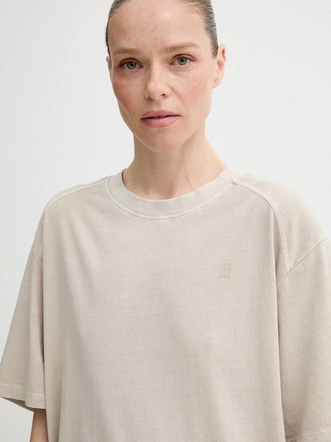 G-Star sukienka kolor beżowy mini oversize D26095-C756