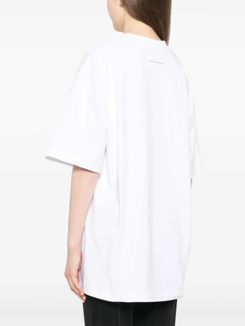 Jean Paul Gaultier logo-lettering cotton T-shirt - White