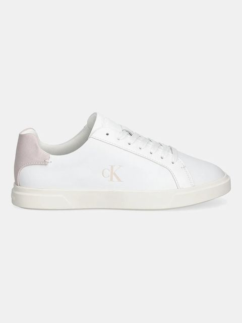 Calvin Klein sneakersy LOW PRO CUP LACEUP LTH MOIRE kolor biały HW0HW02845 - zdjęcie produktu nr 2