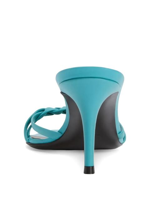 Giuseppe Zanotti Indigo Braid braided strips mules - Blue