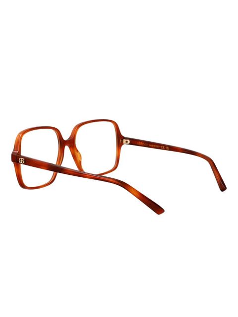 Gucci Eyewear GG1994O geometric-frame glasses - Brown