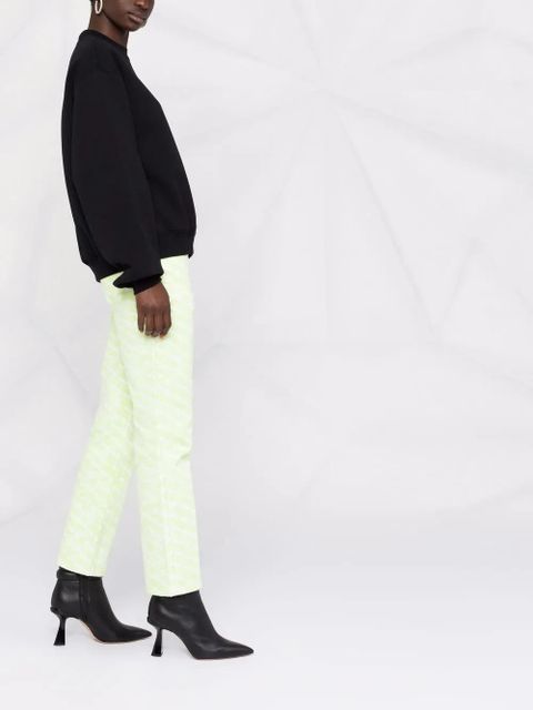 Alexander Wang logo-print crew neck sweatshirt - Black