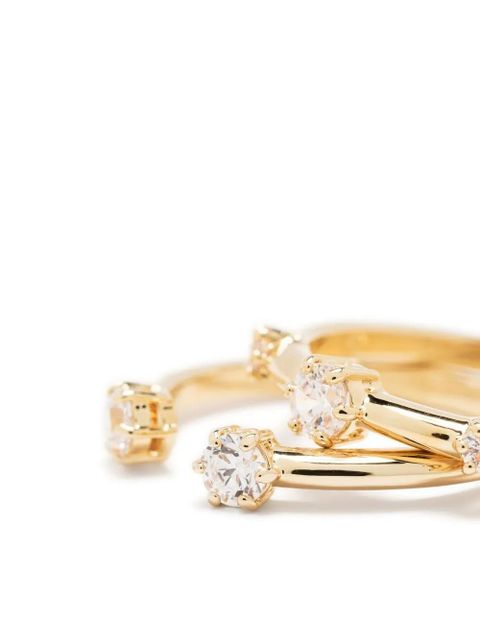 Swarovski Contella ring (set of two) - Gold