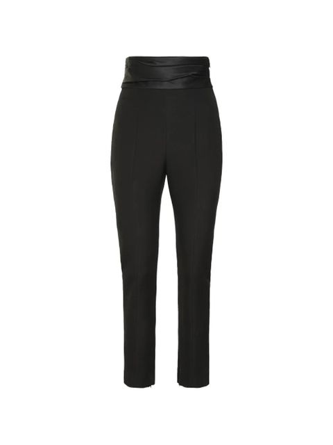 KHAITE Lenro high-waisted trousers - Black - zdjęcie produktu nr 1