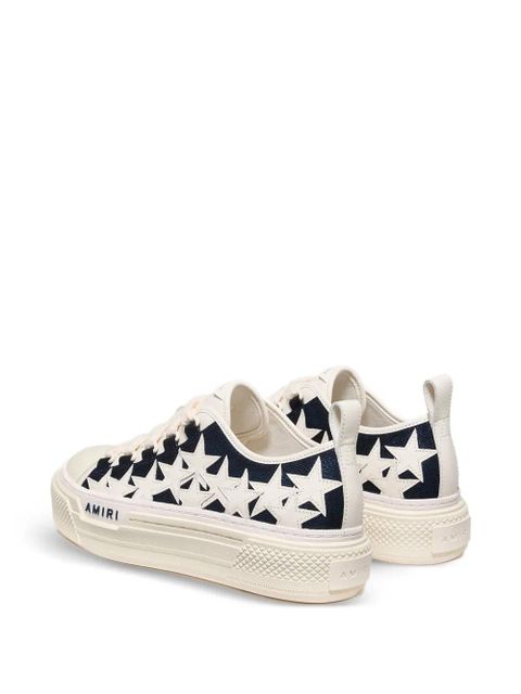 AMIRI Stars Court denim low-top sneakers - Neutrals